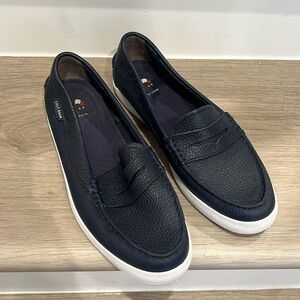 Cole Haan Women's Nantucket Penny Loafers in Navy Blue